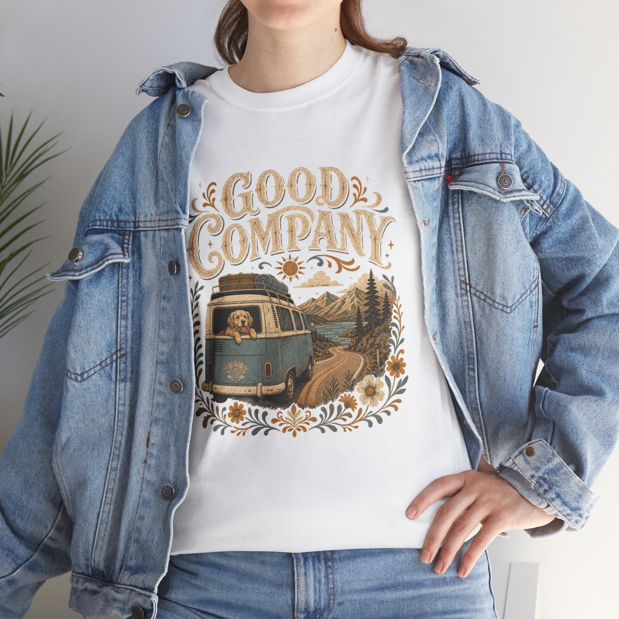 Good Company VW Camper Van Tee | Vintage Camper, Road Trip Graphic