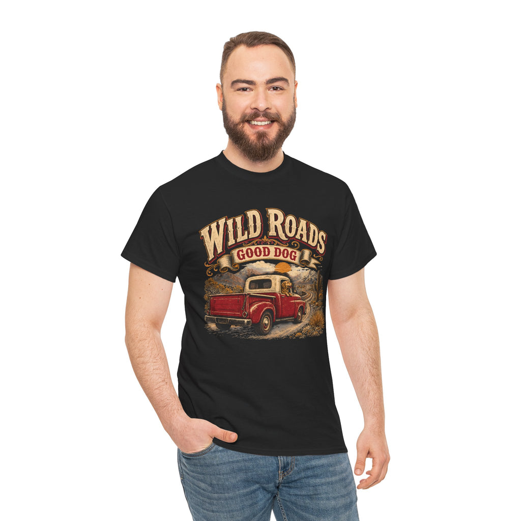 T-Shirt — Wild Roads "Good Dog" Vintage Truck Graphic