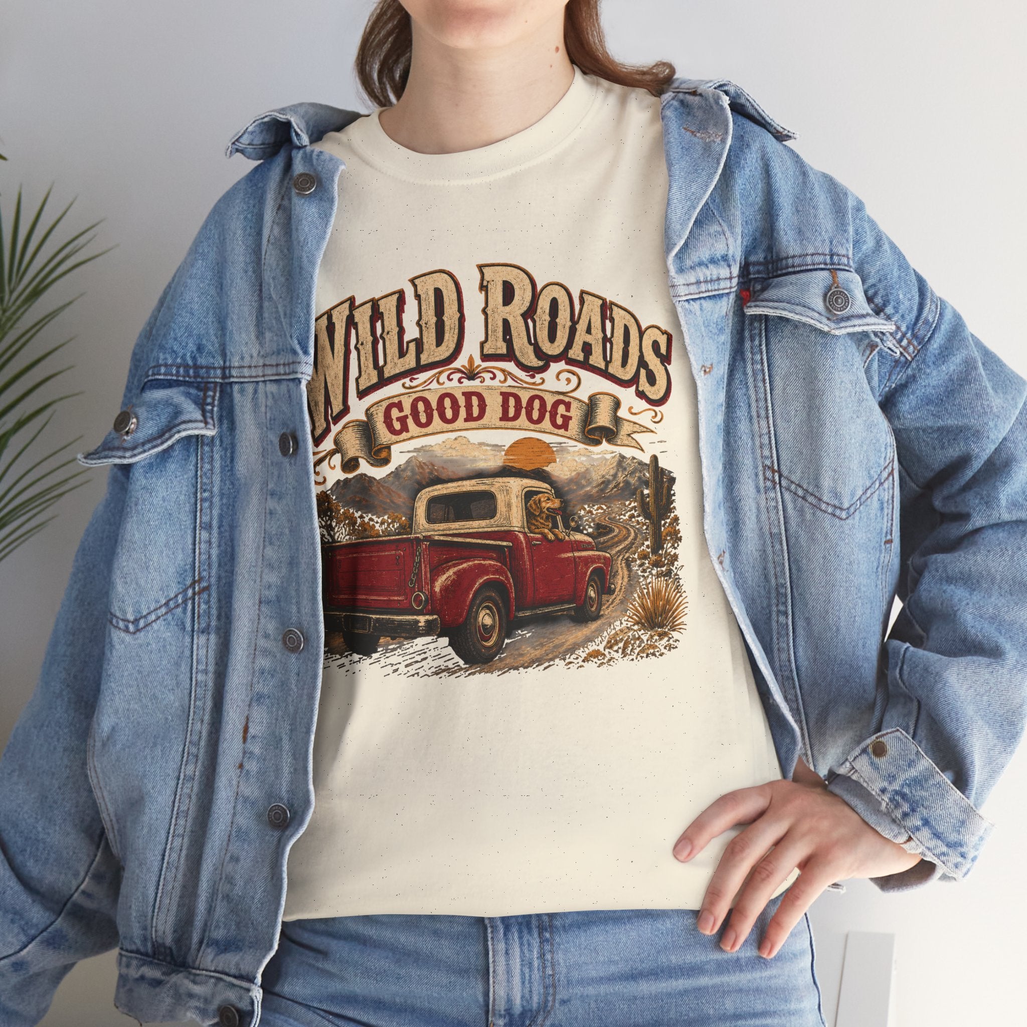 T-Shirt — Wild Roads "Good Dog" Vintage Truck Graphic