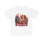 Dog & Brunch Better Together' T‑Shirt — Cute Cavalier King Charles Tea Time Tee