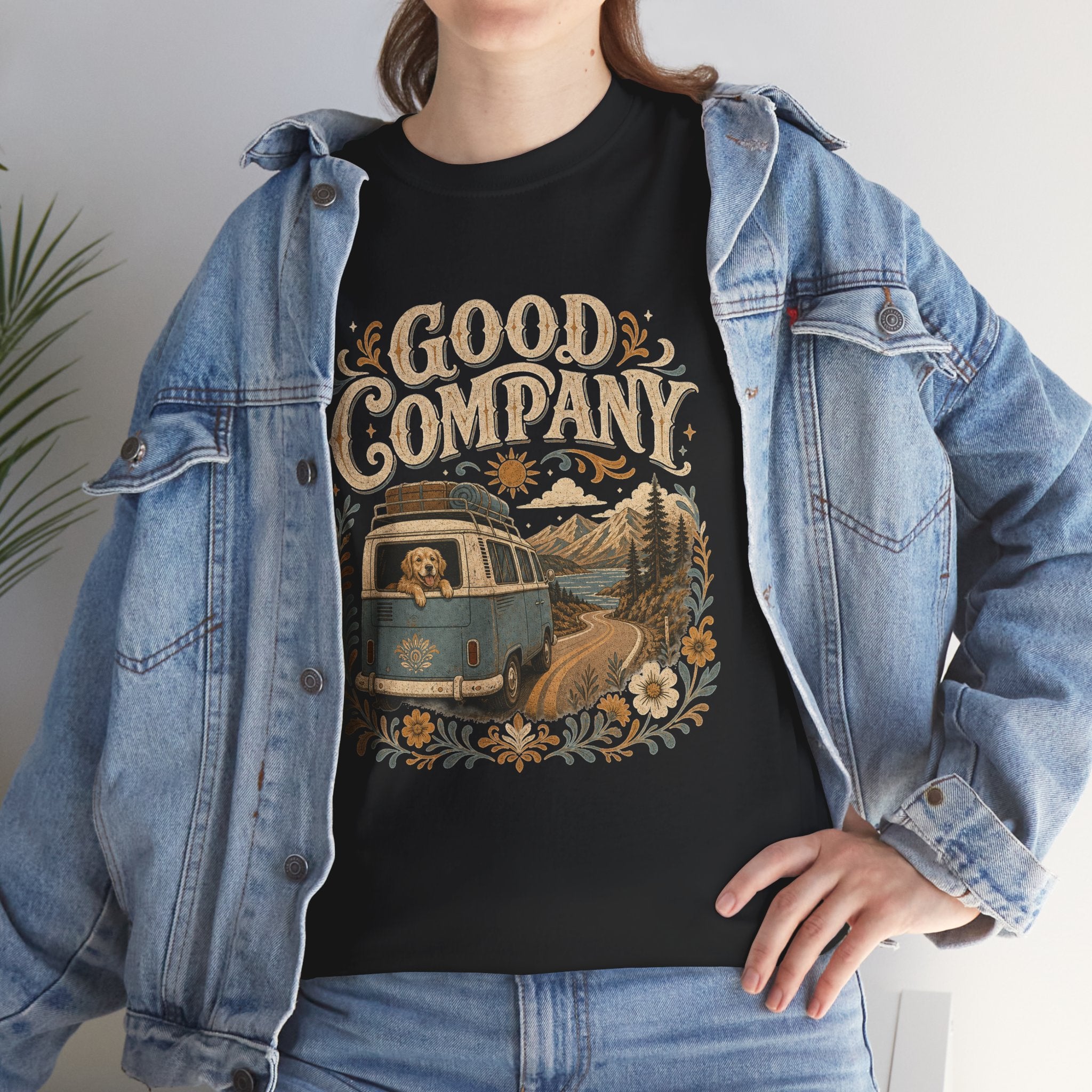 Good Company VW Camper Van Tee | Vintage Camper, Road Trip Graphic