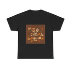 Cafe Vibes Tee — Cozy Coffee and Dogs Graphic T‑Shirt
