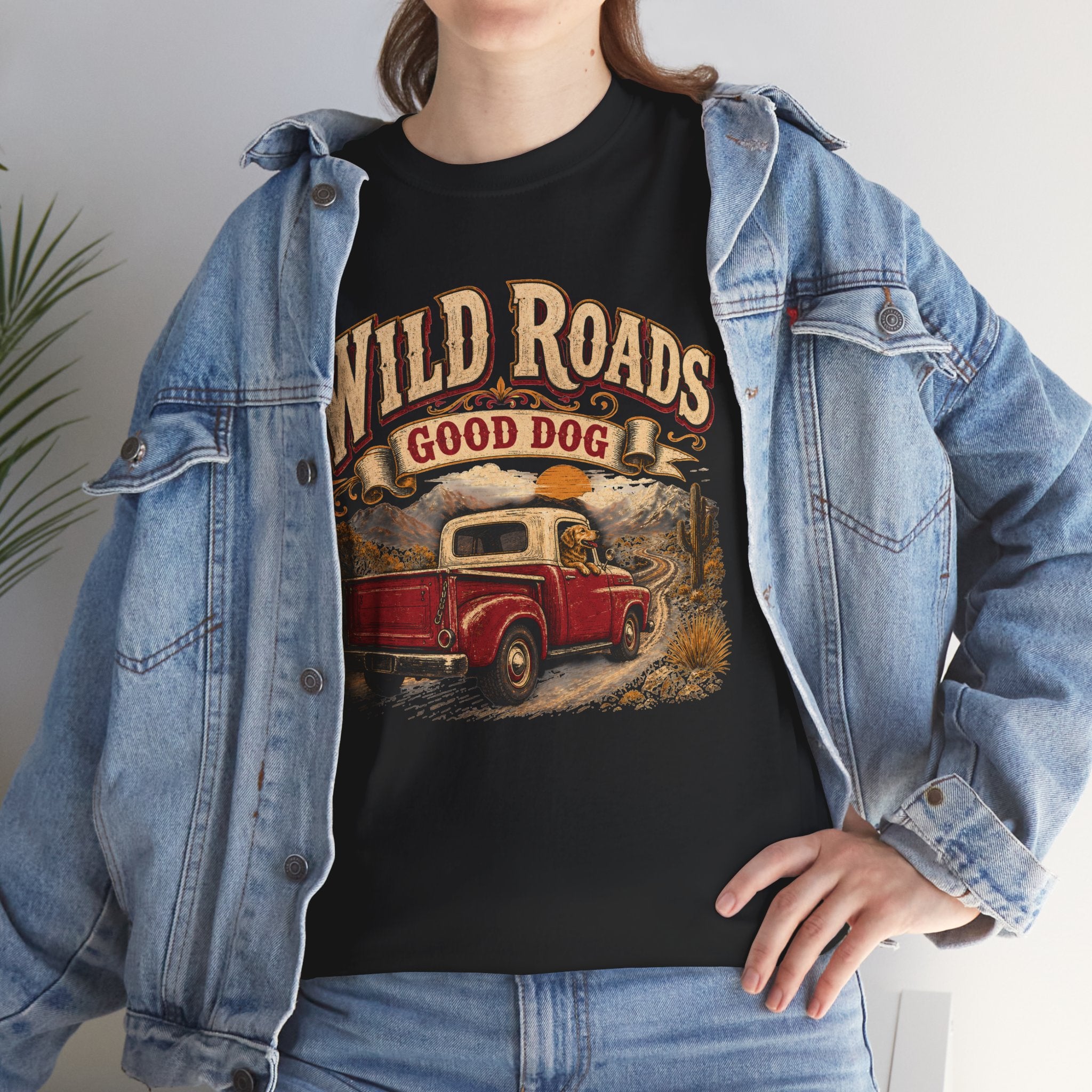 T-Shirt — Wild Roads "Good Dog" Vintage Truck Graphic