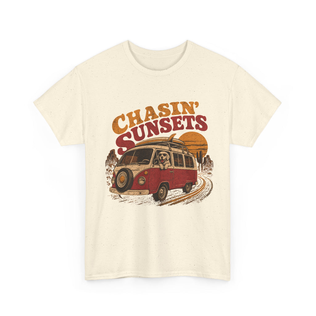 Chasin' Sunsets Camper Van Tee | Vintage Road Trip Retro Surf Vibes