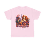 Dog & Brunch Better Together' T‑Shirt — Cute Cavalier King Charles Tea Time Tee