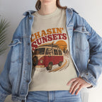 Chasin' Sunsets Camper Van Tee | Vintage Road Trip Retro Surf Vibes