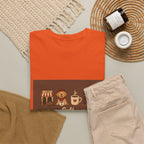 Cafe Vibes Tee — Cozy Coffee and Dogs Graphic T‑Shirt