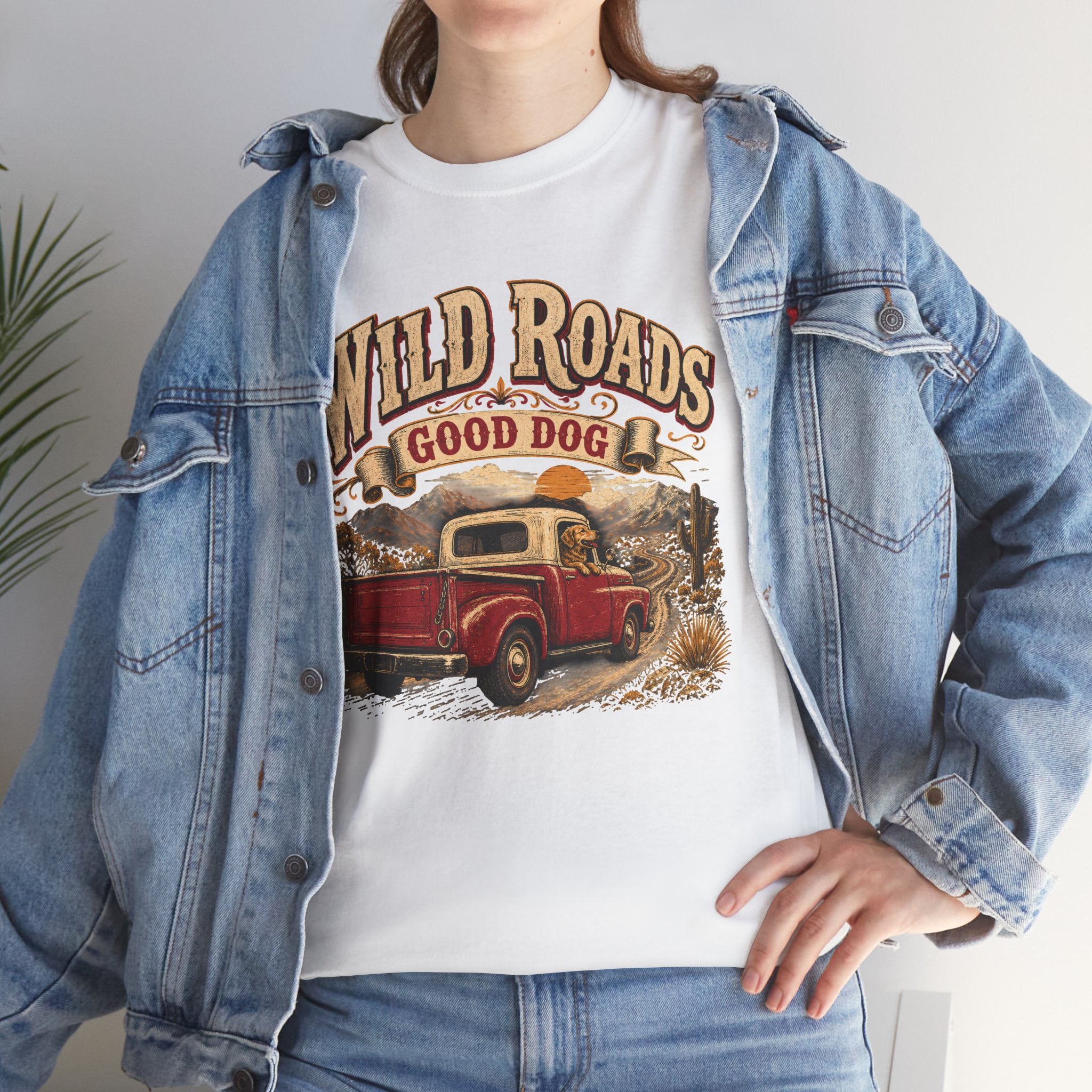T-Shirt — Wild Roads "Good Dog" Vintage Truck Graphic