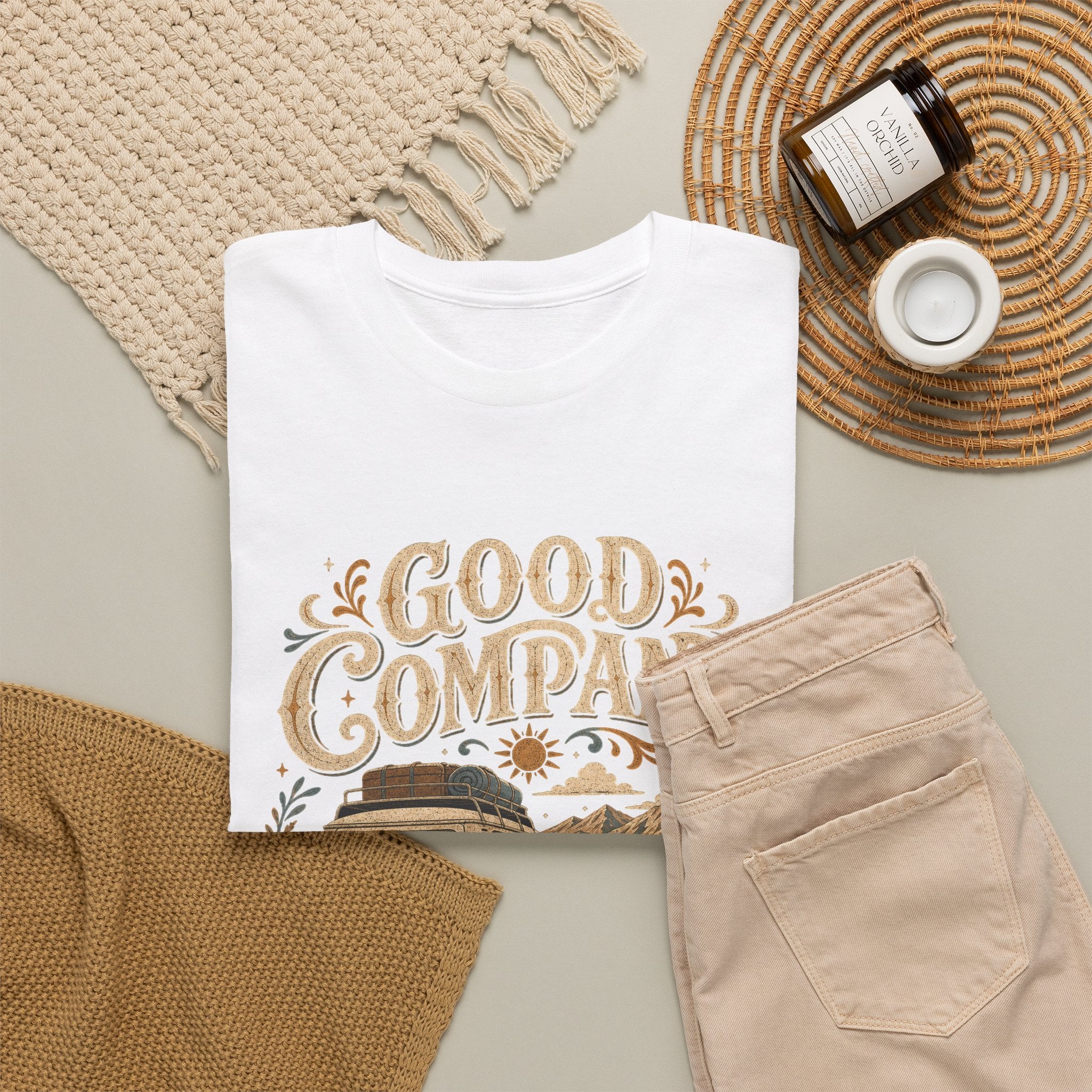 Good Company VW Camper Van Tee | Vintage Camper, Road Trip Graphic