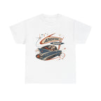 Adventure Buddy Dog Rocket Tee — Vintage Space Explorer T‑Shirt