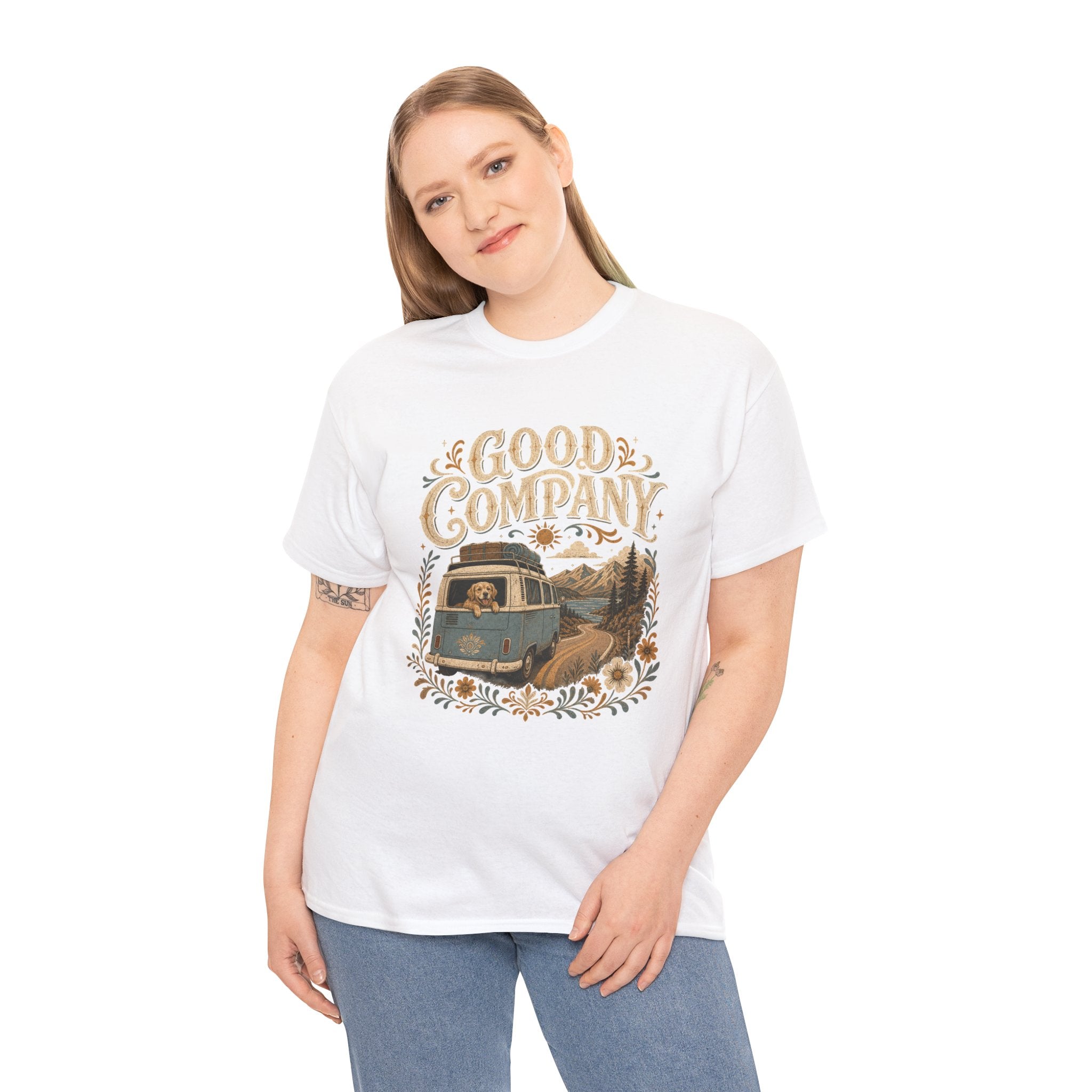 Good Company VW Camper Van Tee | Vintage Camper, Road Trip Graphic