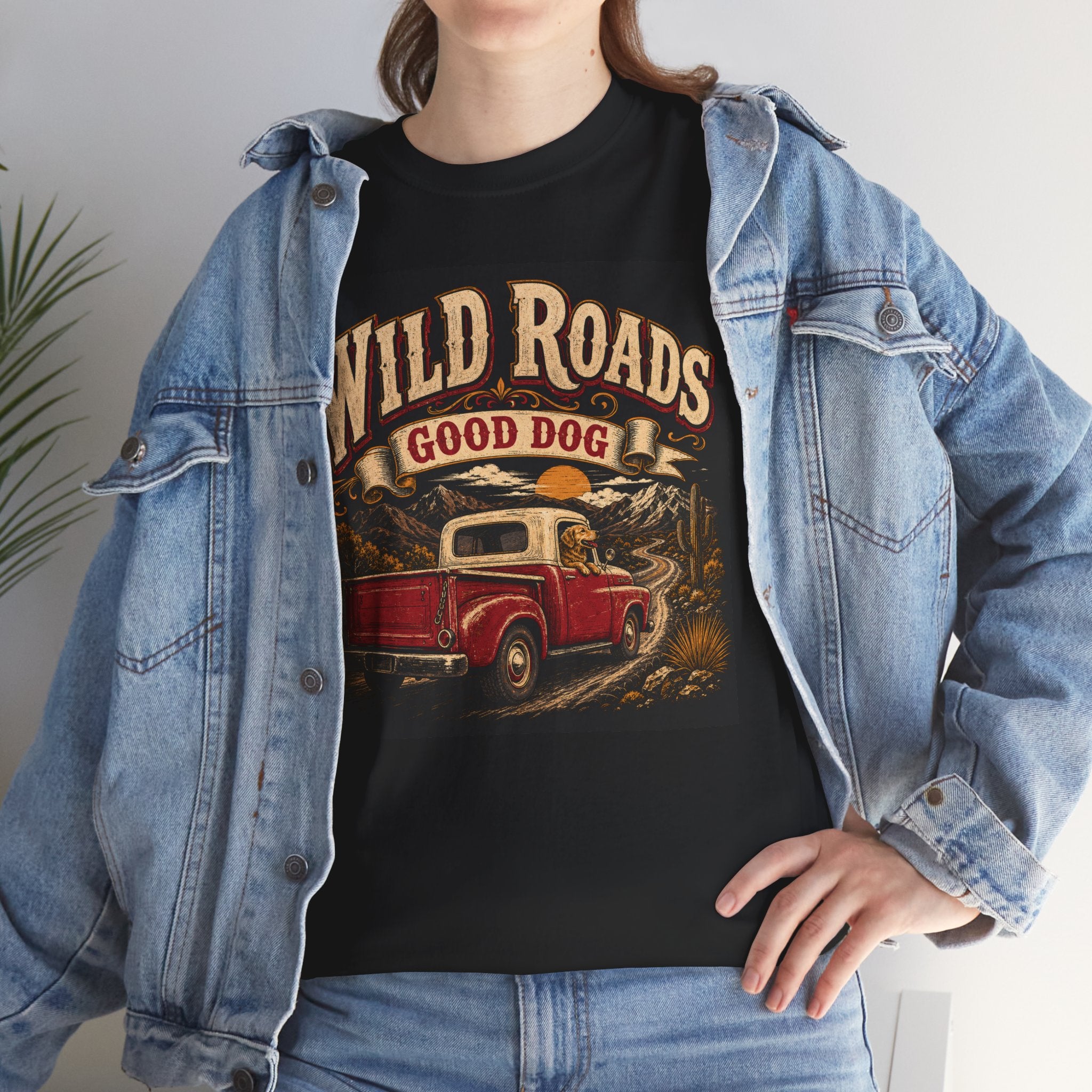 T-Shirt — Wild Roads "Good Dog" Vintage Truck Graphic
