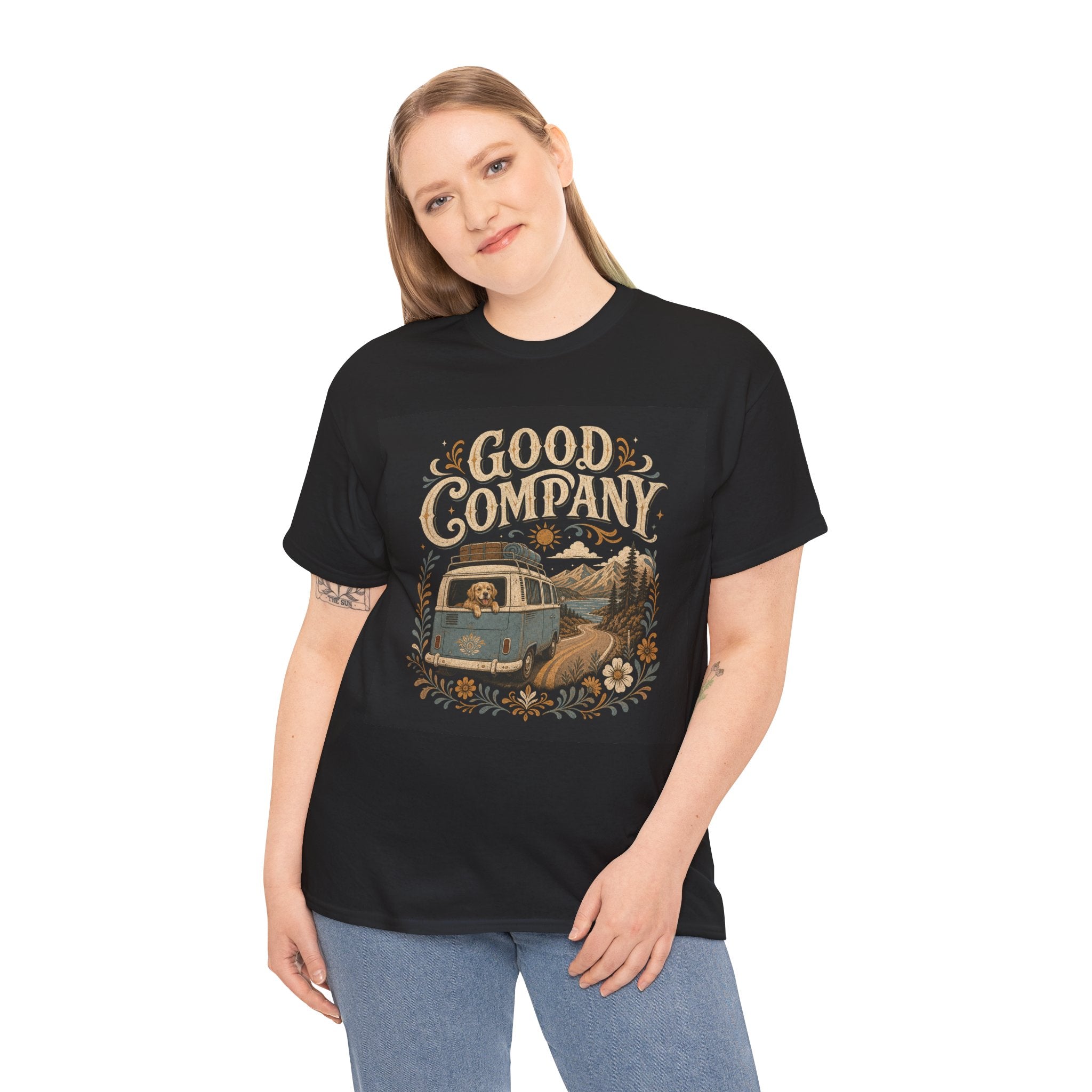 Good Company VW Camper Van Tee | Vintage Camper, Road Trip Graphic