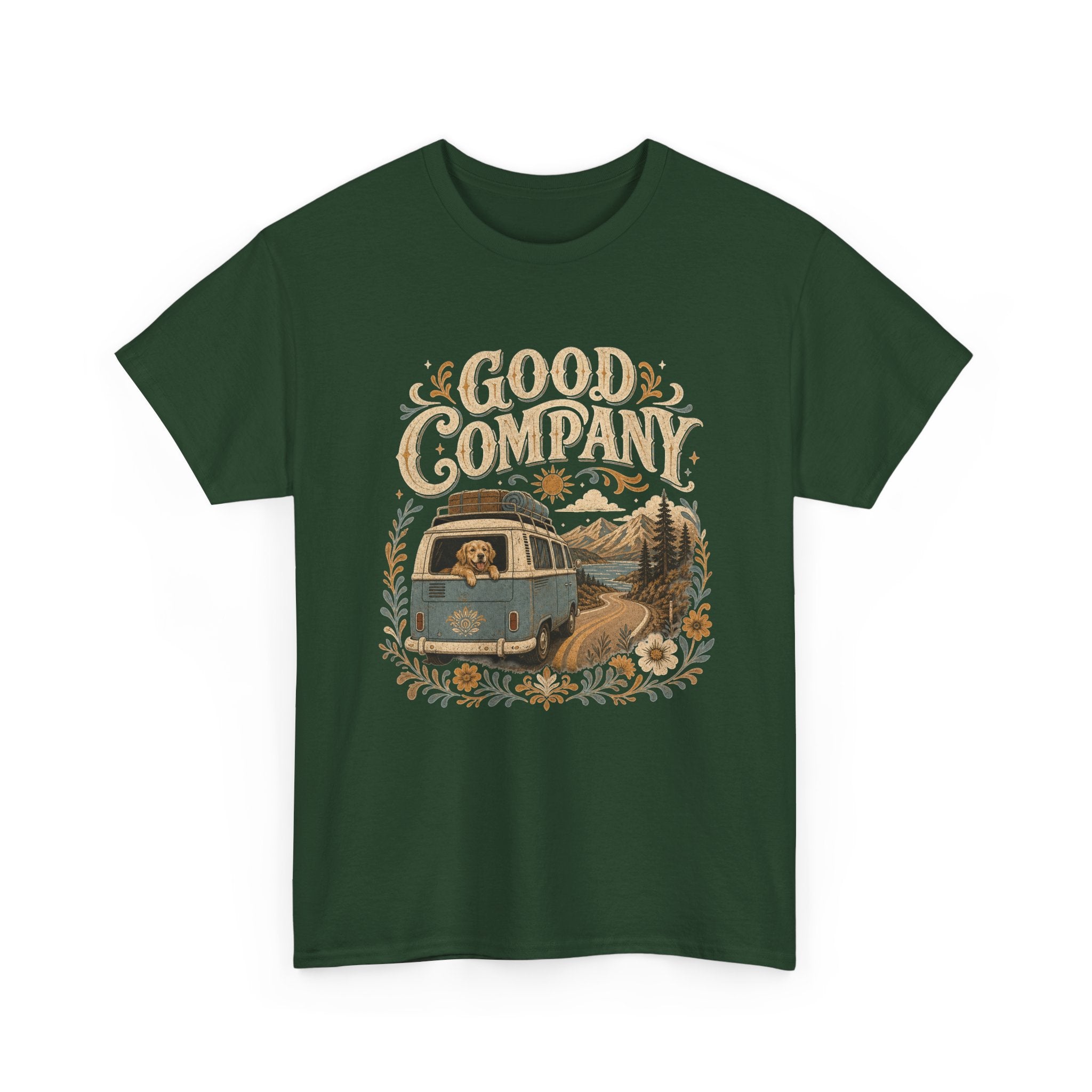 Good Company VW Camper Van Tee | Vintage Camper, Road Trip Graphic