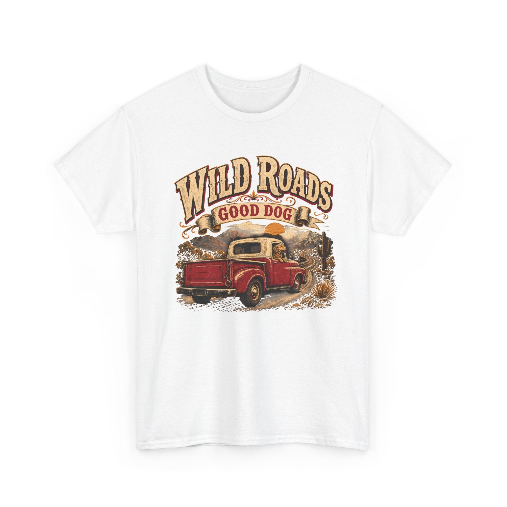 T-Shirt — Wild Roads "Good Dog" Vintage Truck Graphic