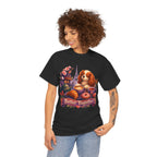 Dog & Brunch Better Together' T‑Shirt — Cute Cavalier King Charles Tea Time Tee