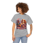 Dog & Brunch Better Together' T‑Shirt — Cute Cavalier King Charles Tea Time Tee