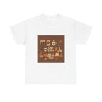 Cafe Vibes Tee — Cozy Coffee and Dogs Graphic T‑Shirt