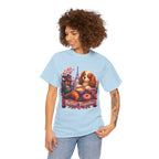 Dog & Brunch Better Together' T‑Shirt — Cute Cavalier King Charles Tea Time Tee