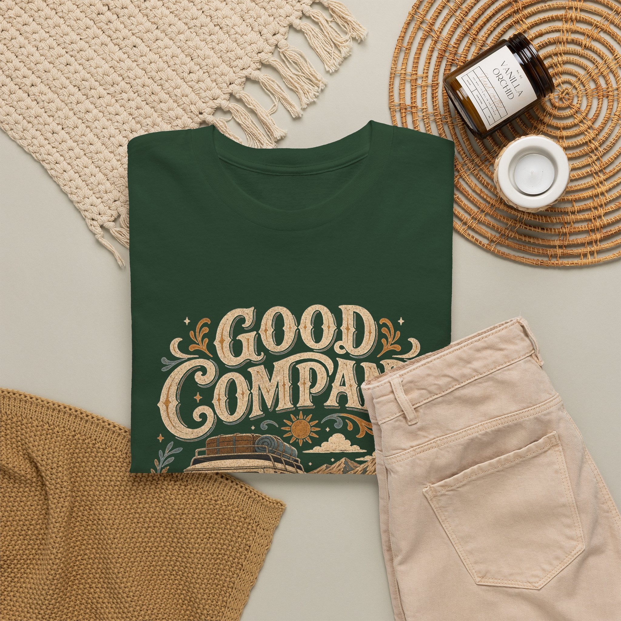 Good Company VW Camper Van Tee | Vintage Camper, Road Trip Graphic