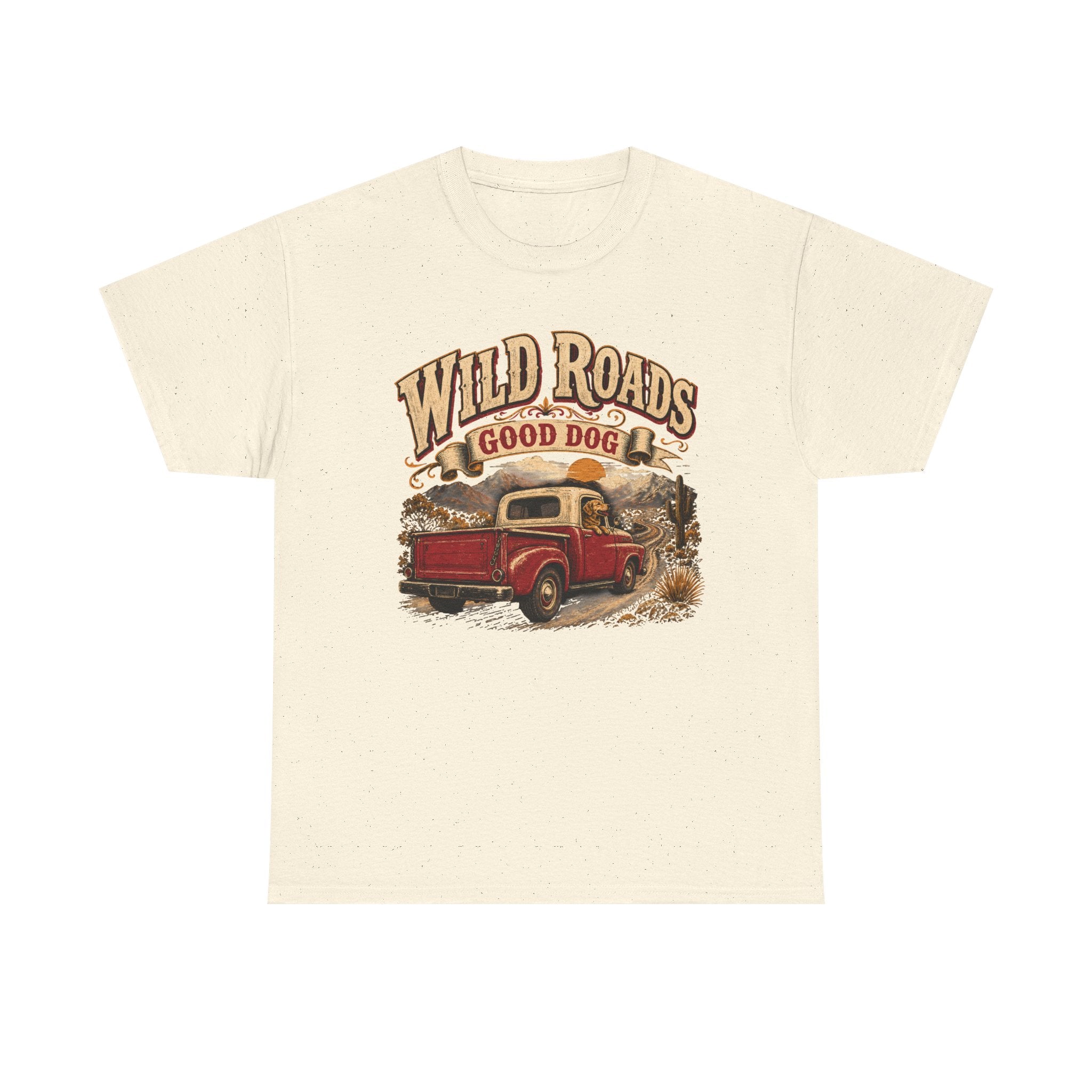 T-Shirt — Wild Roads "Good Dog" Vintage Truck Graphic
