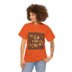 Cafe Vibes Tee — Cozy Coffee and Dogs Graphic T‑Shirt
