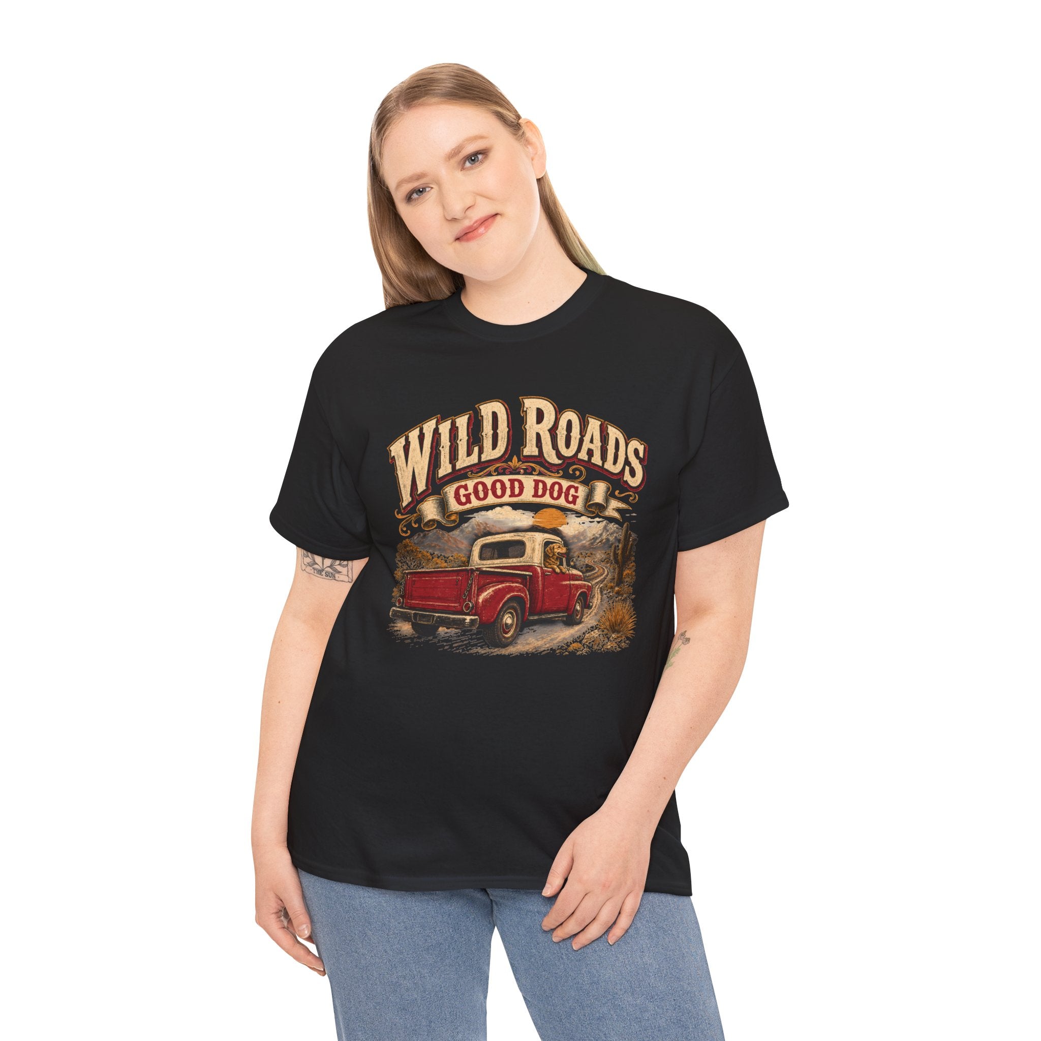 T-Shirt — Wild Roads "Good Dog" Vintage Truck Graphic