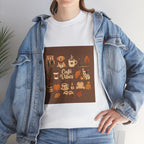 Cafe Vibes Tee — Cozy Coffee and Dogs Graphic T‑Shirt