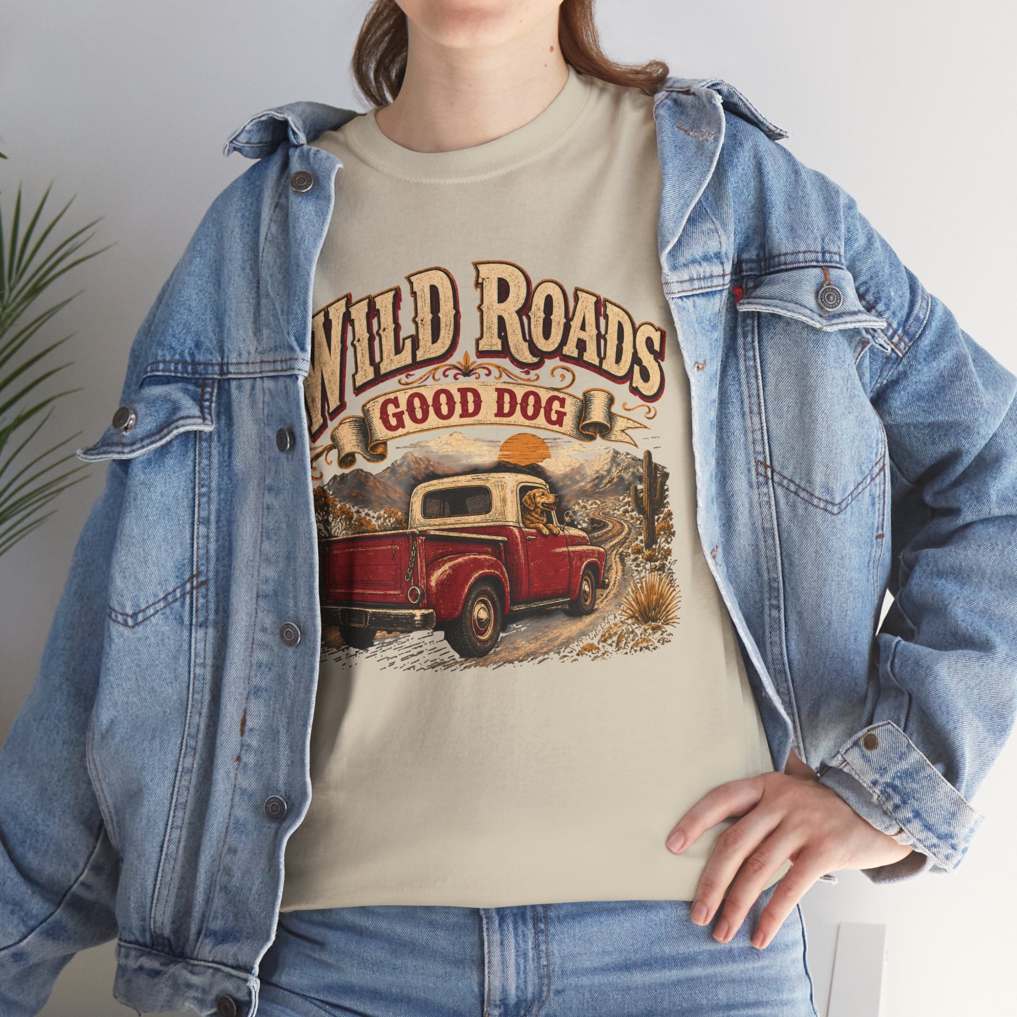 T-Shirt — Wild Roads "Good Dog" Vintage Truck Graphic