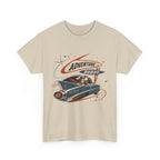 Adventure Buddy Dog Rocket Tee — Vintage Space Explorer T‑Shirt