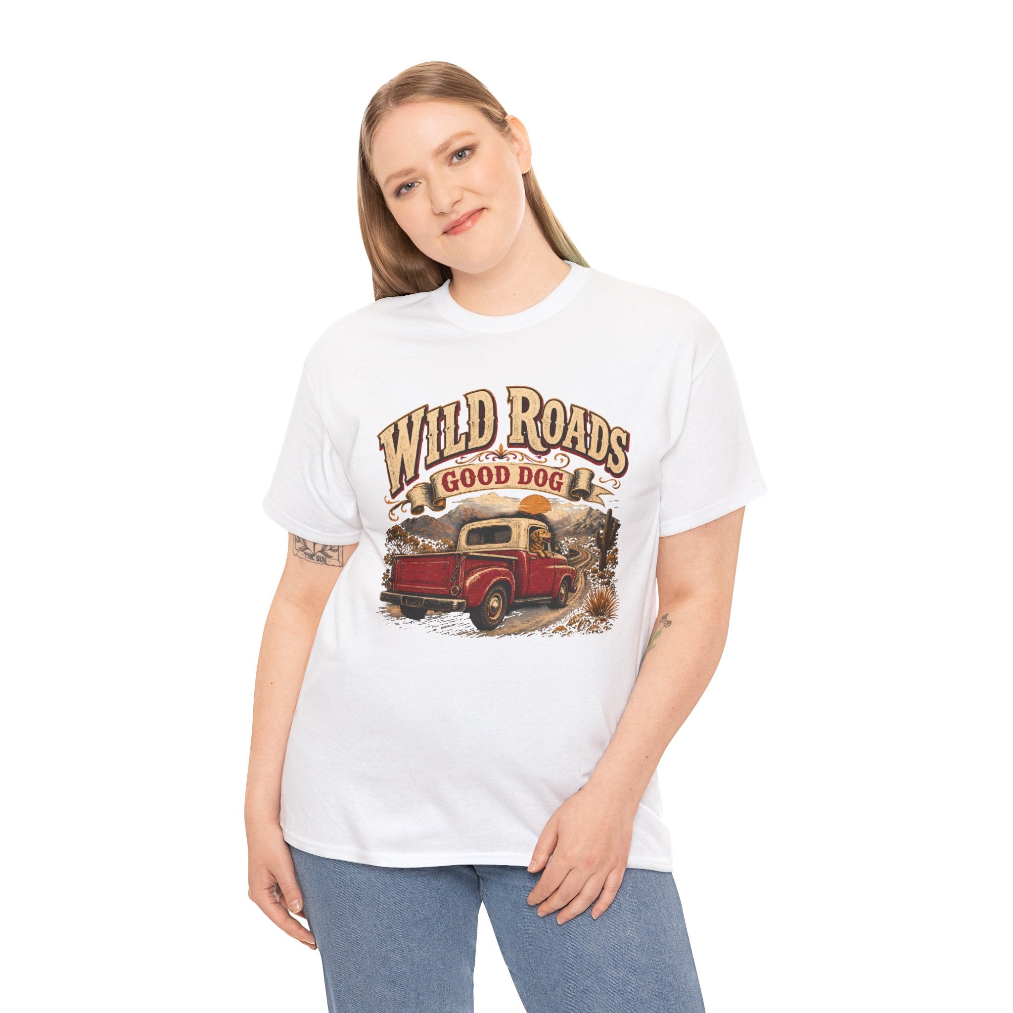 T-Shirt — Wild Roads "Good Dog" Vintage Truck Graphic