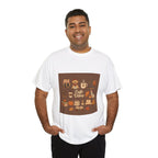 Cafe Vibes Tee — Cozy Coffee and Dogs Graphic T‑Shirt