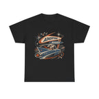Adventure Buddy Dog Rocket Tee — Vintage Space Explorer T‑Shirt