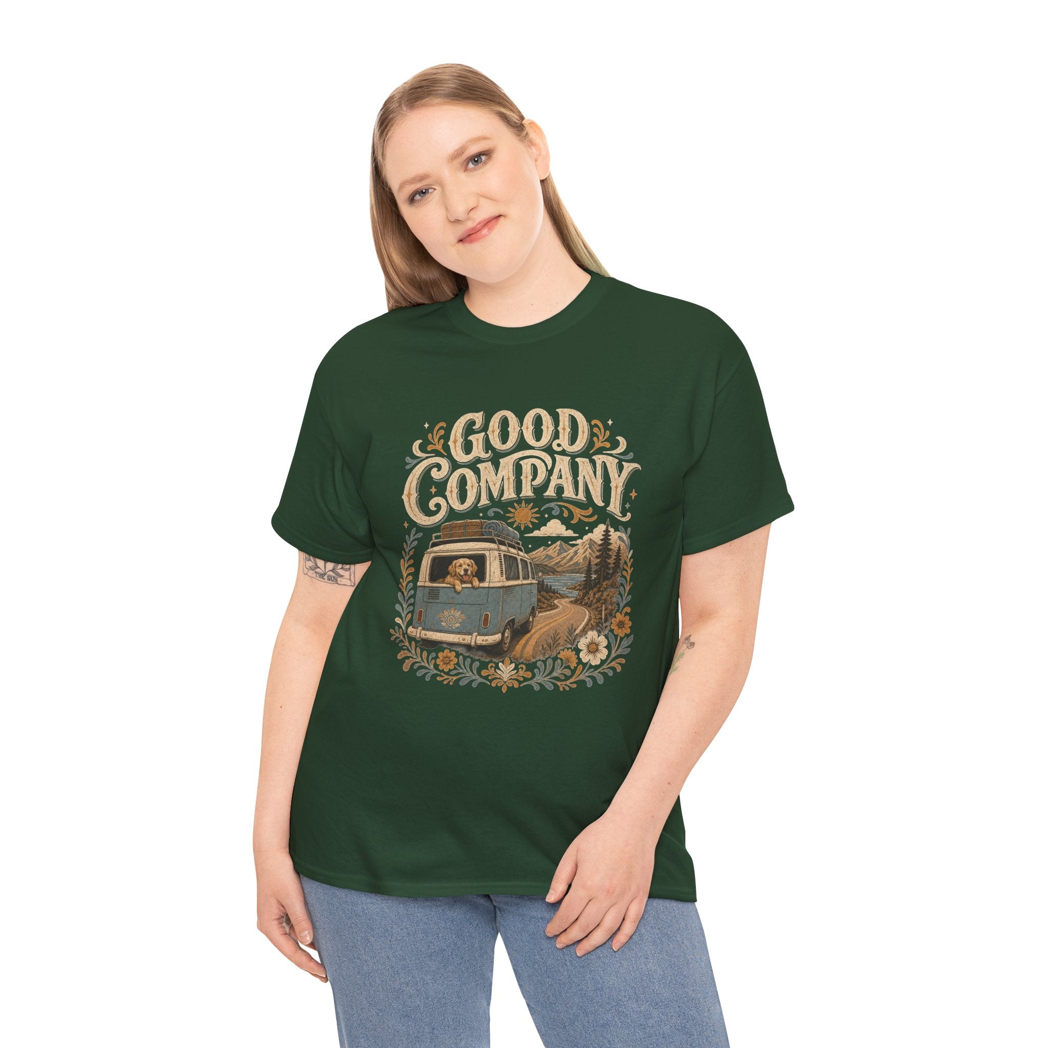 Good Company VW Camper Van Tee | Vintage Camper, Road Trip Graphic