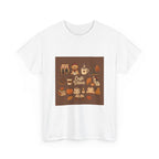 Cafe Vibes Tee — Cozy Coffee and Dogs Graphic T‑Shirt