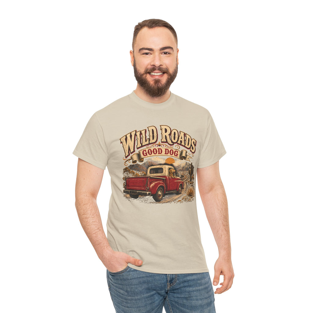 T-Shirt — Wild Roads "Good Dog" Vintage Truck Graphic