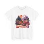Trips with Dogs - Better Together Camping Van Sunset Graphic Tee